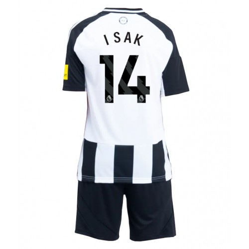 Fotballdrakt Barn Newcastle United Alexander Isak #14 Hjemmedraktsett 2024-25 Kortermet (+ Korte bukser)